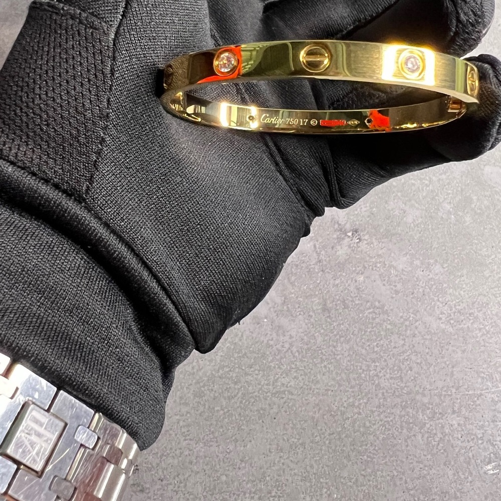 LOVE BRACELET, 4 DIAMONDS